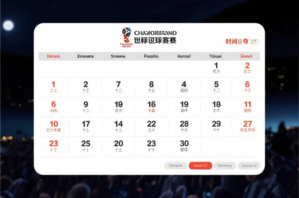 2026世界杯中国球迷北京时间观赛时间示意图